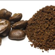 Picture Of Coffee Beans And Coffee Ground