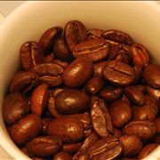 Picture Of Coffee Beans In Cup