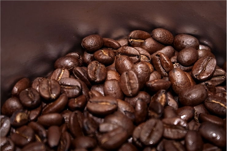 Picture Of Fresh Roasted Coffee Beans