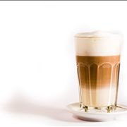 Picture Of Glass Of Latte Macchiato