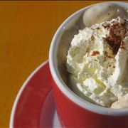 Picture Of Whipped Cream And Coffee